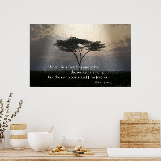 Rechthoeveelstand Poster (Keuken)