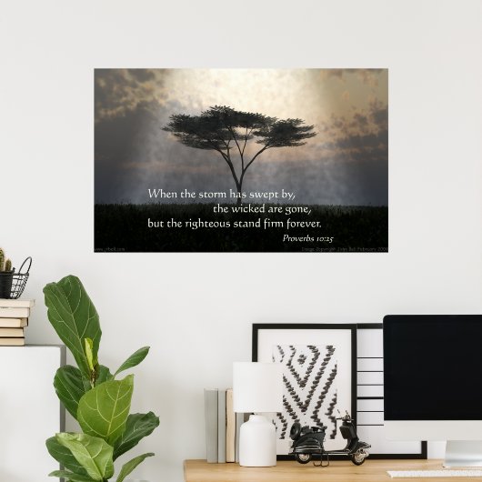 Rechthoeveelstand Poster (Thuiskantoor)