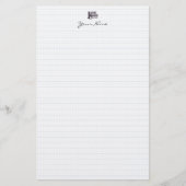  rechtop Piano Briefpapier (Voorkant)