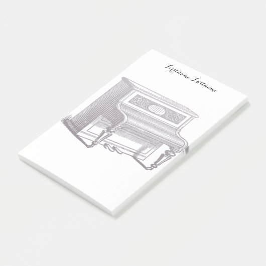 rechtop Piano Post-it® Notes (Schuin)