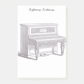 rechtop Piano Post-it® Notes (Voorkant)