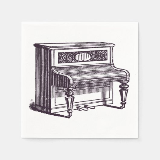  rechtop Piano Servet (Voorkant)