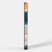 Rechtop Surfplank In Zand iPhone Hoesje (Rechterkant)
