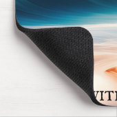 Rechtop surfplank met offerte muismat (Hoek)