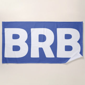 "Rechts achteruit" darmhanddoek Strandlaken