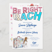 Rechts Bach Bachelorette Weekend Getaway Route Kaart (Voorkant / Achterkant)