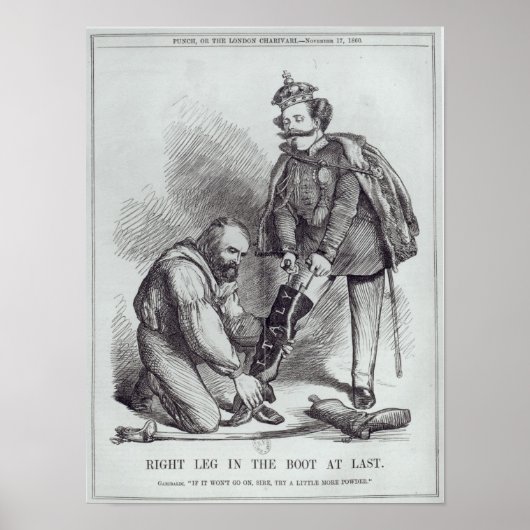 Rechts been in de Wortel op zijn laatst" Poster (Voorkant)