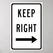 Rechts blijven tekenen poster (Voorkant)