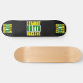 Rechts buiten Oakland Green Persoonlijk Skateboard (Horizontaal)