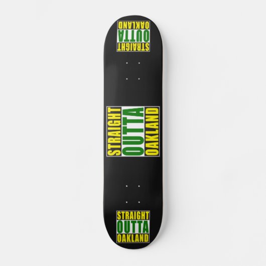 Rechts buiten Oakland Green Persoonlijk Skateboard (Voorkant)