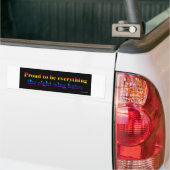 Rechts Bumpersticker (Op Truck)