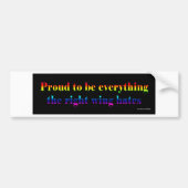 Rechts Bumpersticker (Voorkant)