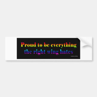 Rechts Bumpersticker