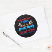 rechts conservatief ronde sticker (Envelop)