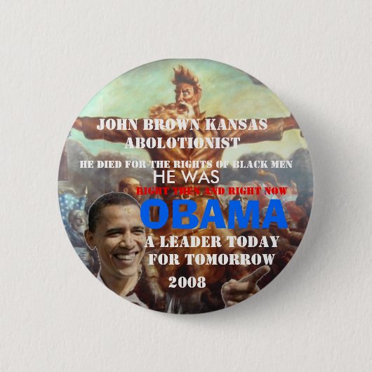 RECHTS DAN NU RECHTS RONDE BUTTON 5,7 CM (Voorkant)