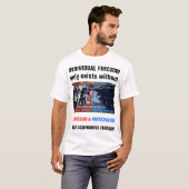 Rechts en links (licht) t-shirt (Voorkant volledig)