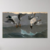 Rechts en links - Winslow Homer Fine Art Poster (Voorkant)