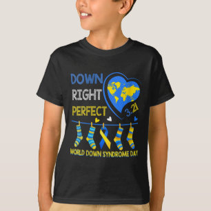 Rechts geperfectioneerd - World Down Syndroeness T-shirt