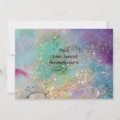 RECHTS IN DE NACHT, blauwe vonken Aankondiging (Achterkant)