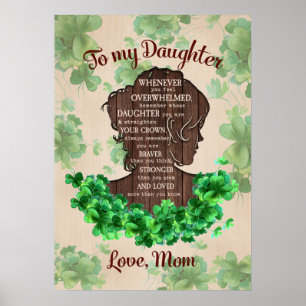 Rechts je kroon - Beste cadeautje voor een donkerd Poster