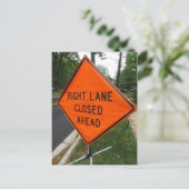 Rechts land gesloten briefkaart (Staand voorkant)