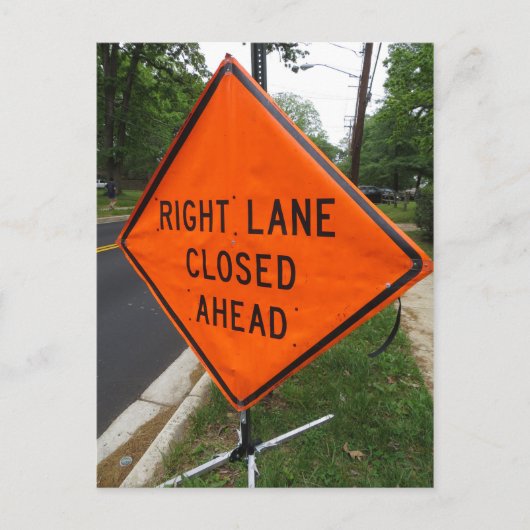 Rechts land gesloten briefkaart (Voorkant)