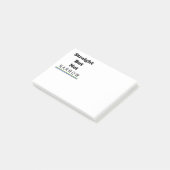Rechts maar niet pijlvormig post-it® notes (Schuin)