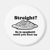 RECHTS? Net zoals spaghetti Magneet (Voorkant)