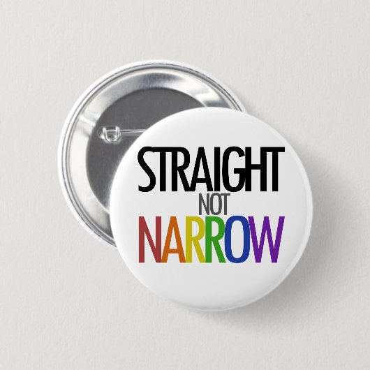 Rechts niet pijltje ronde button 5,7 cm (Voorkant /achterkant)