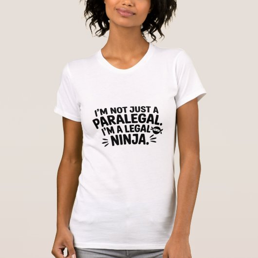 Rechts Ninja Parajuriste Dames T-shirt (Voorkant)