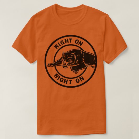 Rechts op een graphics tribute t-shirt (Design voorkant)