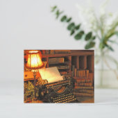 Rechts op en schrijf over briefkaart (Staand voorkant)