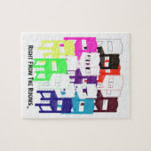 Rechts van de kamers Houd uw stoel puzzel Legpuzzel (Horizontaal)