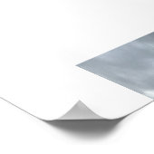 Rechts van de weg reflectie fotografie poster (Hoek)