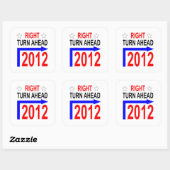 RECHTSAF 2012_sticker Vierkante Sticker (Vel)