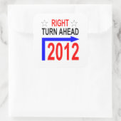 RECHTSAF 2012_sticker Vierkante Sticker (Tas)