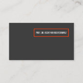 Rechtsanwalt Karten Visitekaartje (Achterkant)