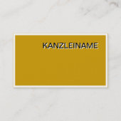 Rechtsanwalt Visitenkarte Visitekaartje (Achterkant)