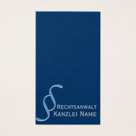 Rechtsanwalt Visitenkarten Visitekaartjes