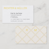 Rechtsanwälte visitekaartje (Voorkant / Achterkant)