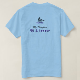 Rechtsanwaltshamer, Gepersonaliseerd Waarschuwing  T-shirt