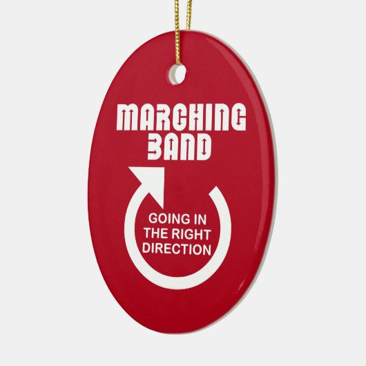 Rechtse richting Marching Band Keramisch Ornament (Links)