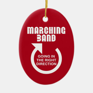 Rechtse richting Marching Band Keramisch Ornament