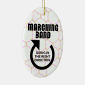Rechtse richting Marching Band Keramisch Ornament (Rechts)