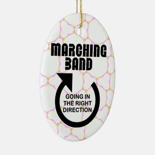 Rechtse richting Marching Band Keramisch Ornament (Rechts)