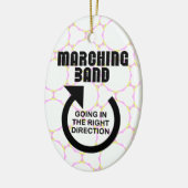 Rechtse richting Marching Band Keramisch Ornament (Links)