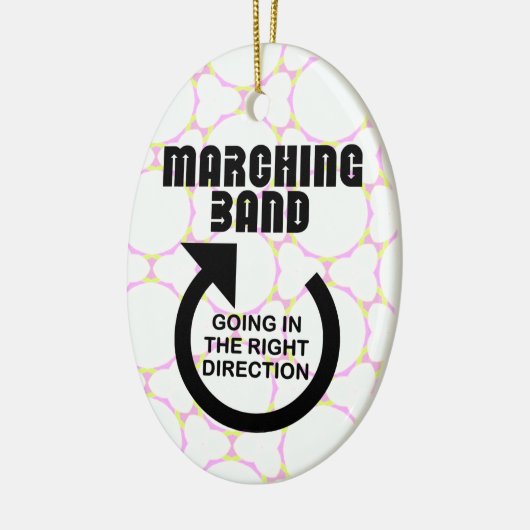 Rechtse richting Marching Band Keramisch Ornament (Links)