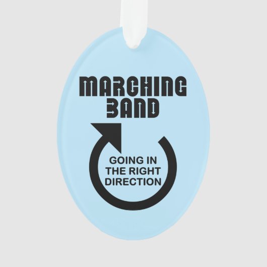 Rechtse richting Marching Band Ornament (achterkant)