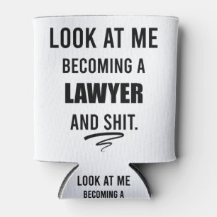 Rechtsgeleerde Afstudeer Shirt Advocaat T-Shirt Blikjeskoeler