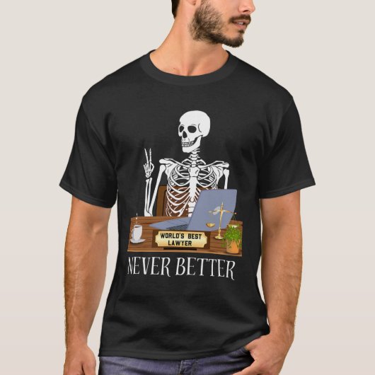 Rechtsgeleerde Halloween  T-shirt (Voorkant)